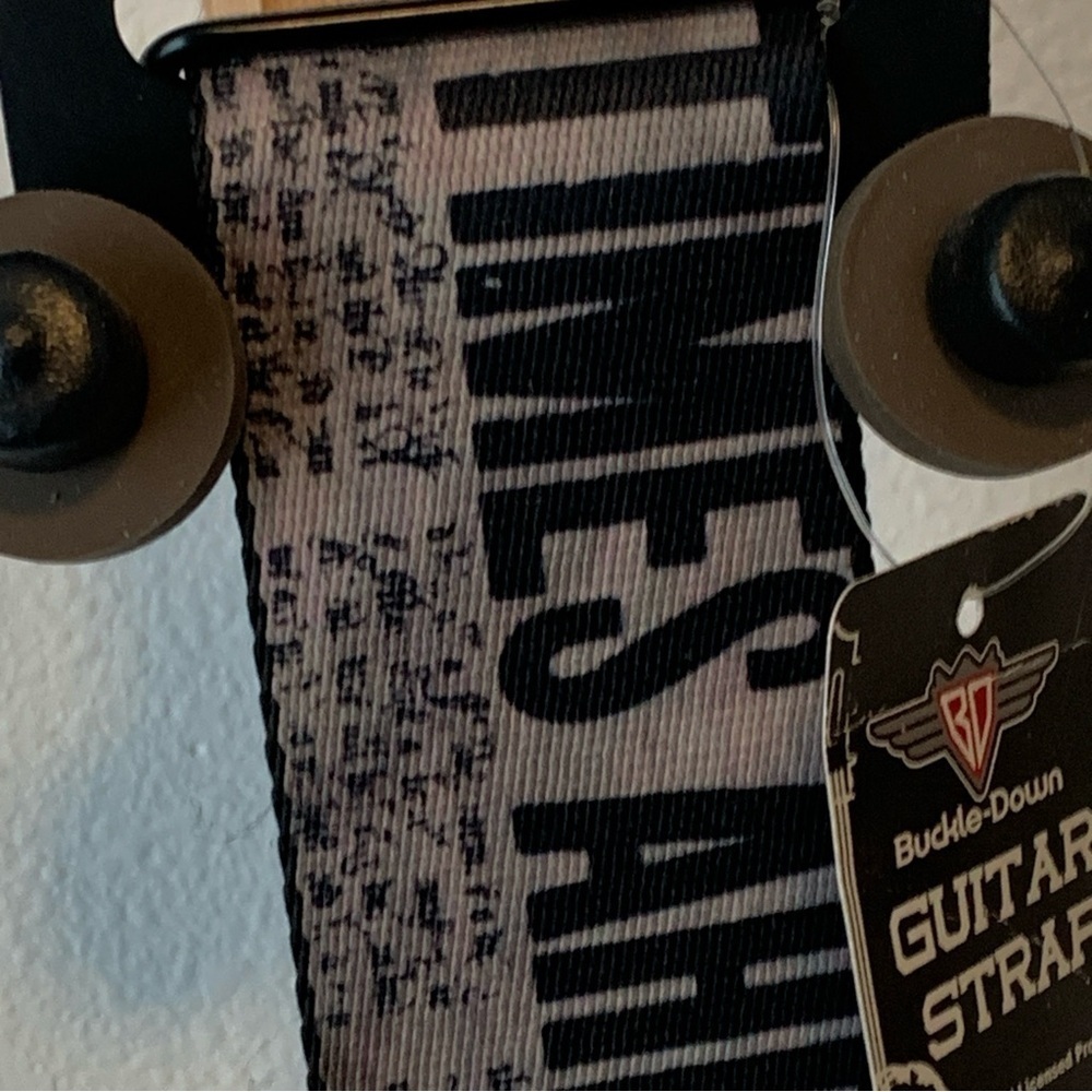Harry Potter x Buckle-Down Guitar Strap Nylon Adjustable RARE NWT Newspaper USA - Picture 2 of 16